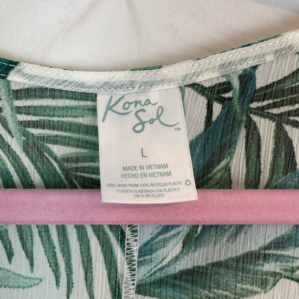Kona Sol Palm Cover Up - Picture 3 of 6